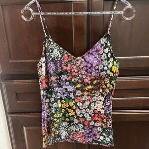 Colorful Equipment Silk Blouse